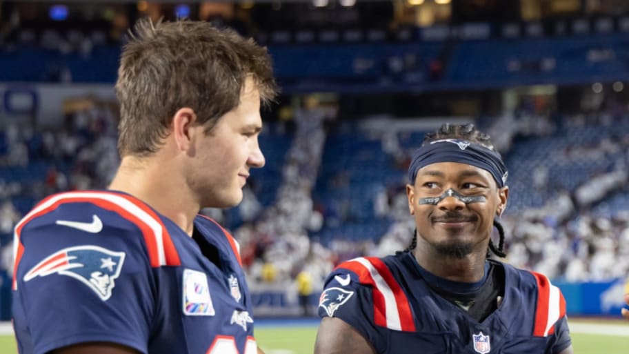 Drake Maye, Stefon Diggs, new england patriots, nfl