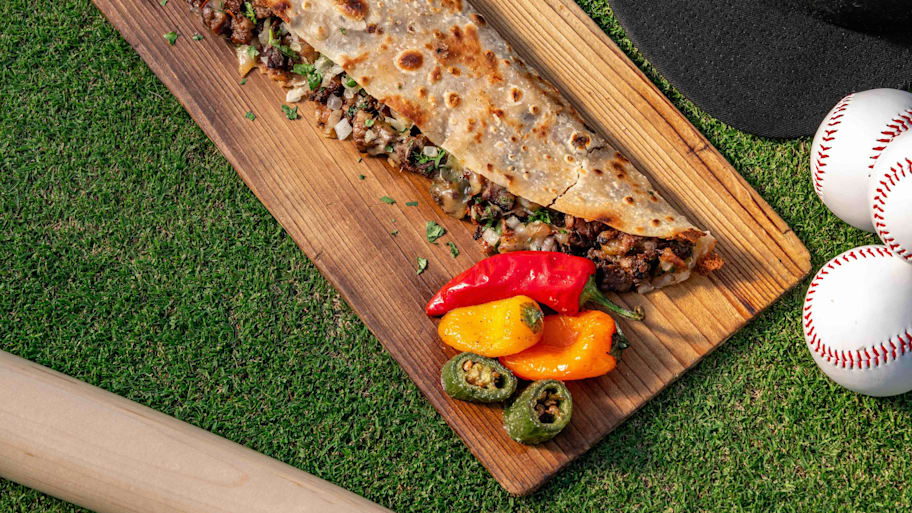 quesadilla, ballpark, ballpark foods