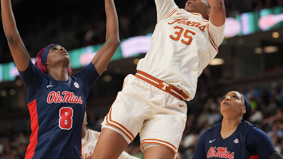 Madison Booker shoots vs Ole Miss