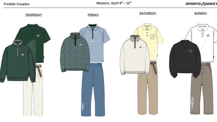 Freddie Couples outfit malbon