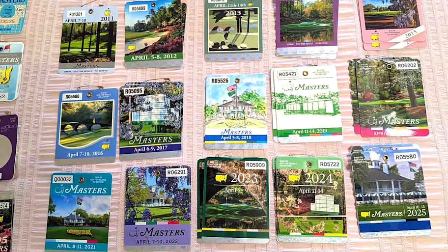 Masters badges from Joan Chittenden