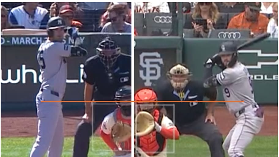 Cody Bellinger and Brenton Doyle strike zones