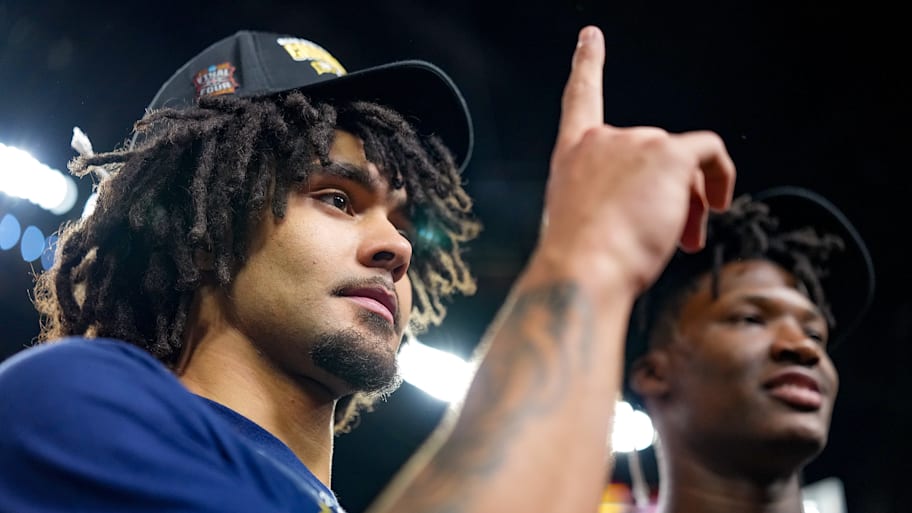 Michigan’s Elliot Cadeau earned the Most Outstanding Player in the Final Four.