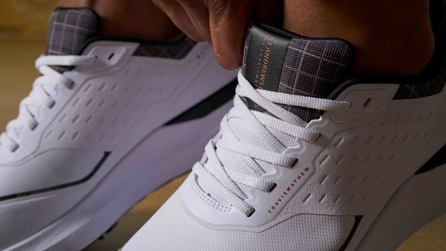 TravisMathew NuAge Mega Tartan shoe