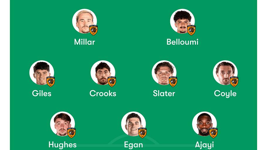 Hull City lineup