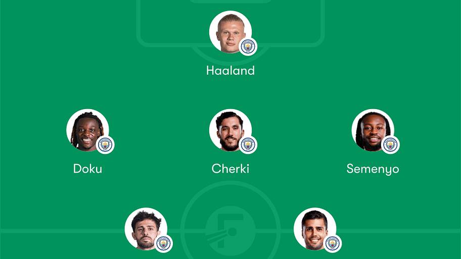 Man City predicted XI