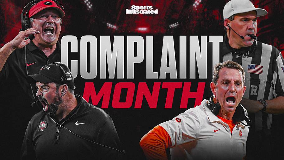Complaint Month: Ryan Day, Kirby Smart, Dabo Swinney and a ref yelling.