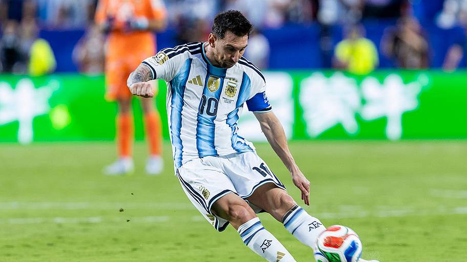 Lionel Messi of Argentina