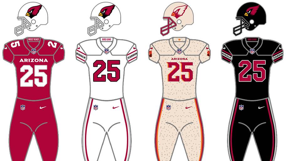 Cardinals uniforms.
