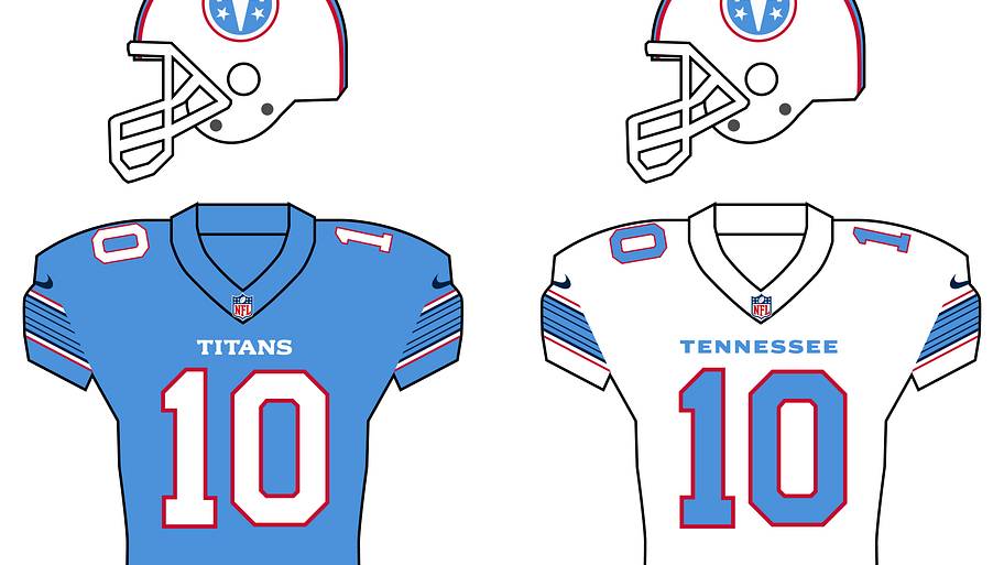Titans uniforms.