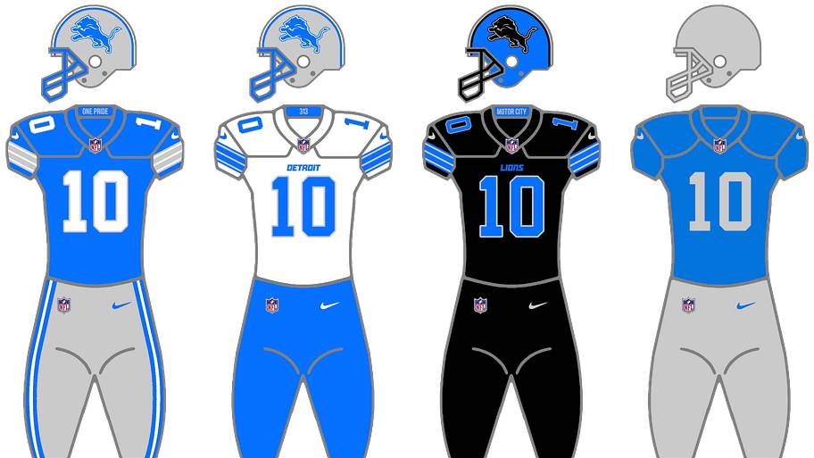 Lions uniforms.