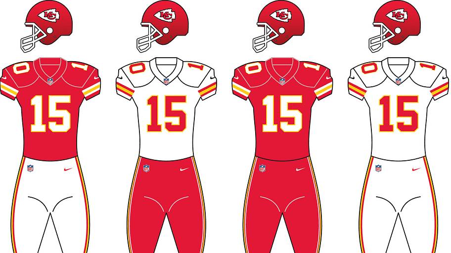 Chiefs uniforms.