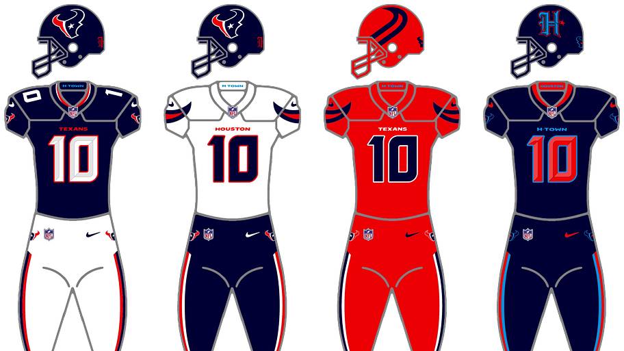 Texans uniforms.