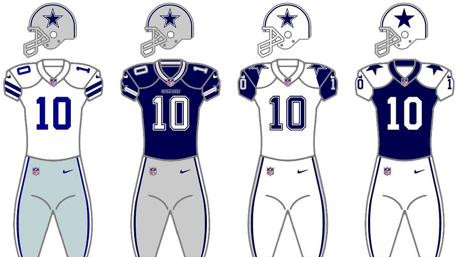 Cowboys uniforms.