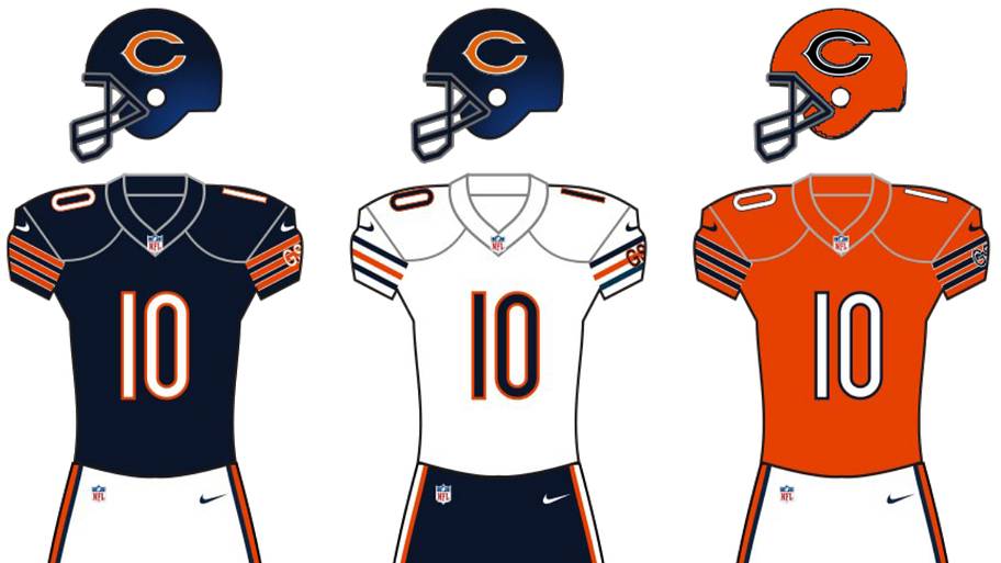 Bears uniforms.