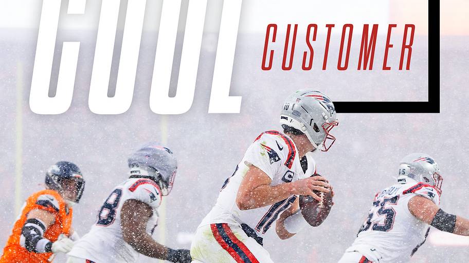 New England Patriots quarterback Drake Maye