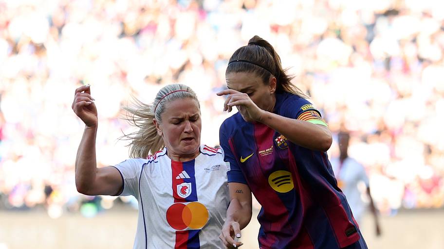 Heaps in the 2026 Women’s Champions League final. 