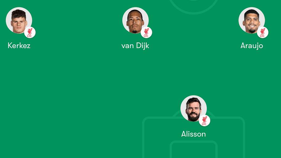 Liverpool’s rearguard.