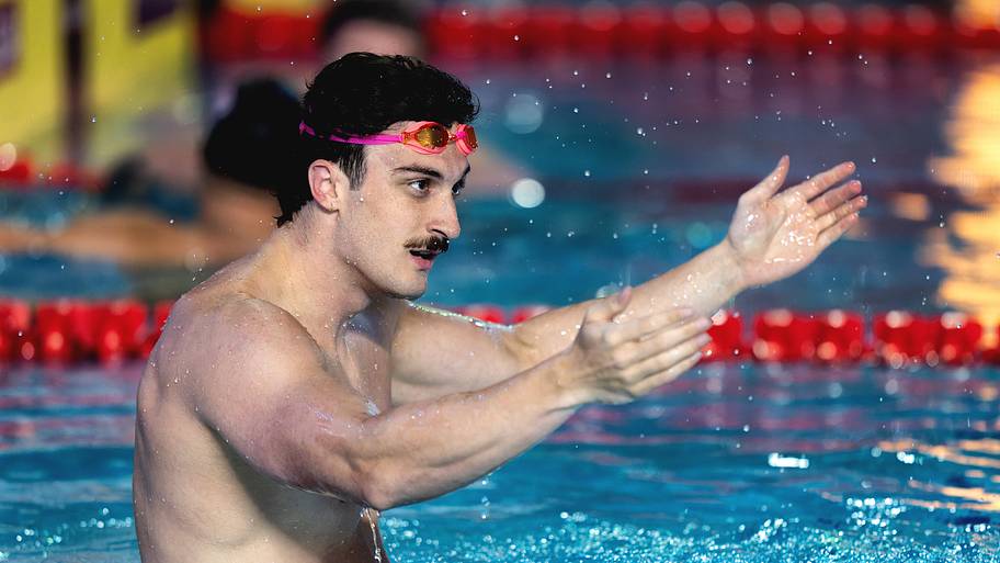 Van Mathias at the Pan Pacific Championships