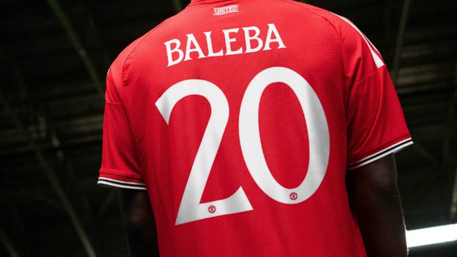 Carlos Baleba’s Man Utd squad number. 
