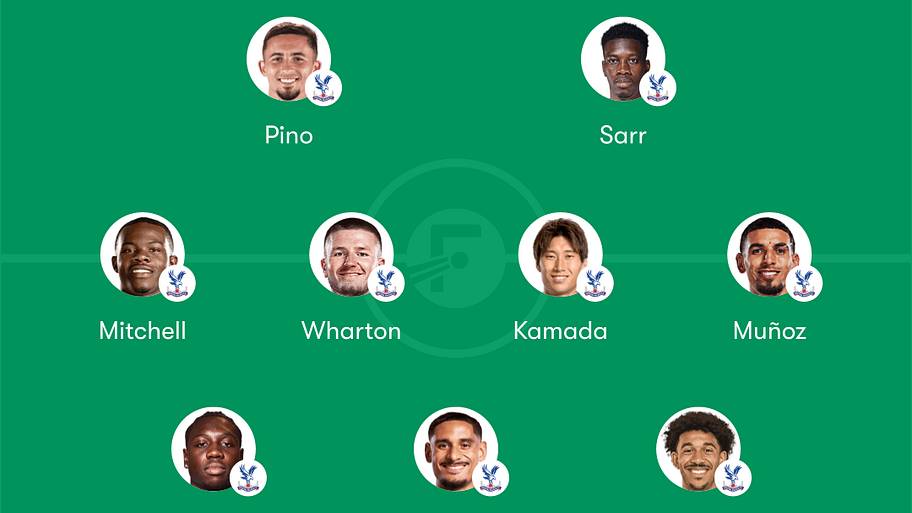 Crystal Palace lineup