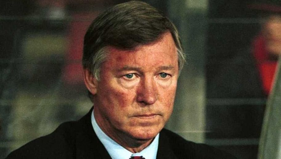 GettyImages 26 Sep 2000: Sir Alex Ferguson looks on during the Champions League match between PSV Eindhoven and Manchester United played at the Philips Stadium in Eindhoven. Mandatory Credit: Graham Chadwick/ALLSPORT