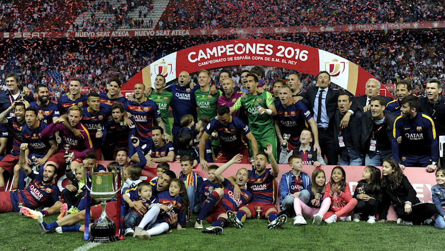 Barcelona 2 0 Sevilla Barca Raih Trofi Kedua Di Musim 2015 16 90min