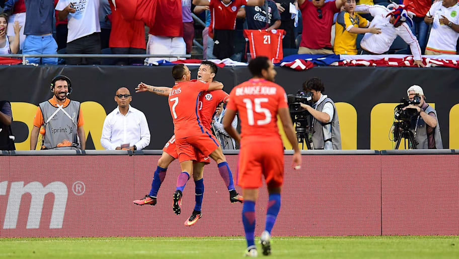 Copa America 2016 Chile Set Up Rematch Of 2015 Final With 2 0 Win Over Colombia 90min
