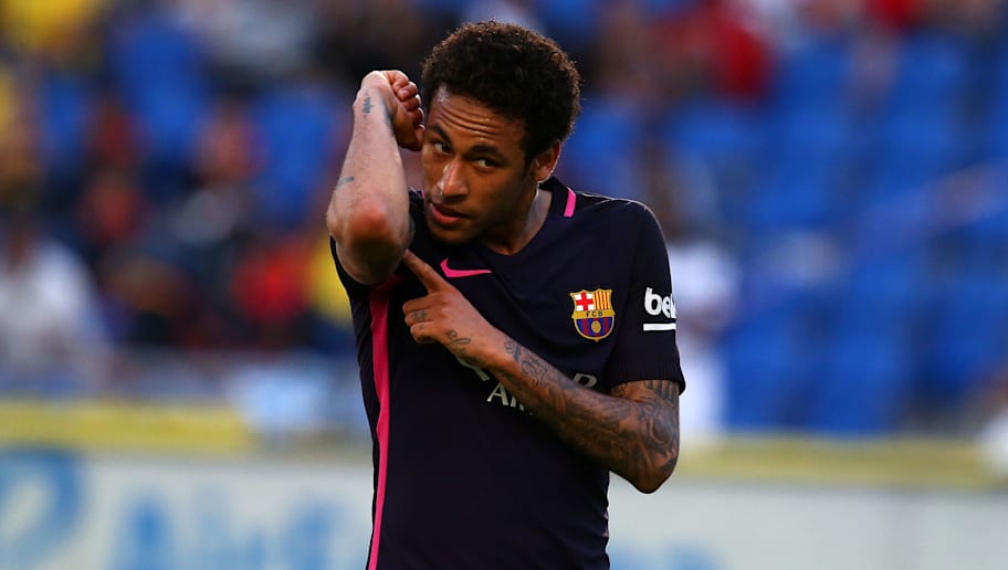 Photo Neymar Takes To Instagram To Explain Why He Kissed New Tattoo After Netting Hat Trick 90min