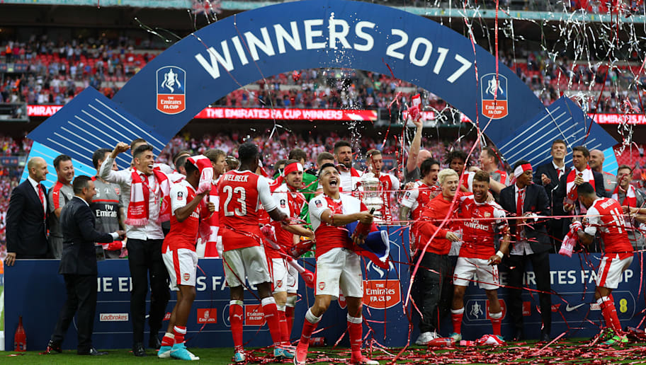 Perayaan Kemenangan Arsenal Setelah Meraih Gelar Fa Cup 2017 90min
