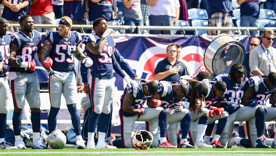 Report No Patriots Will Kneel During National Anthem This Weekend 12up