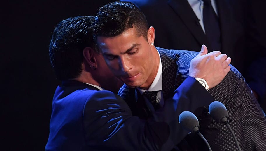 Diego Maradona States That He Felt Hurt Giving Fifa Award To Ronaldo And Not Messi Ht Media