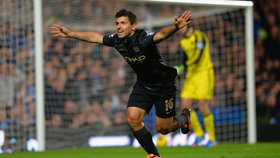 6 Of Sergio Aguero S Best Strikes For Manchester City As He Becomes The Club S Record Goalscorer 90min