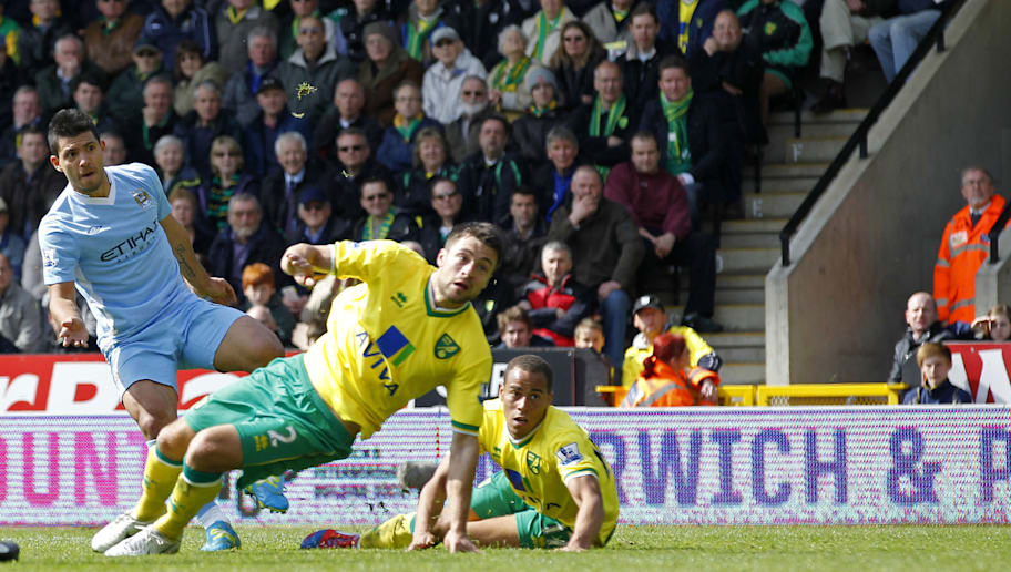 6 Of Sergio Aguero S Best Strikes For Manchester City As He Becomes The Club S Record Goalscorer 90min