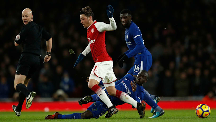 Kết quả hình ảnh cho kante với arsenal