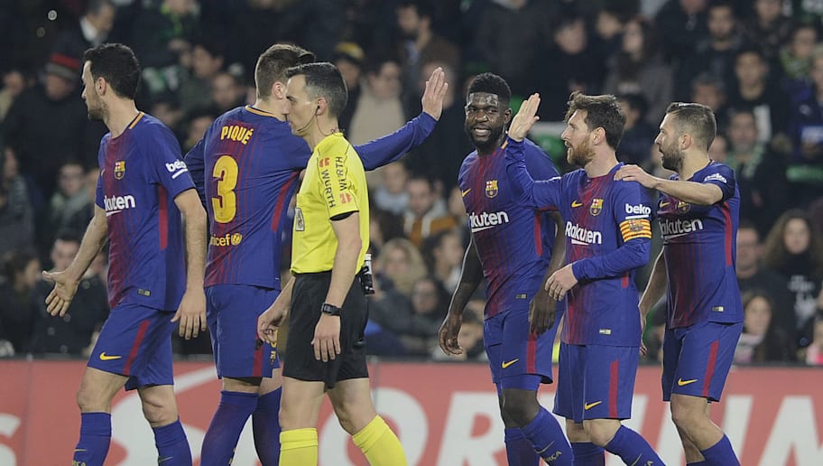 Real Betis 0 5 Barcelona Amukan Barca Di Estadio Benito Villamarin 90min