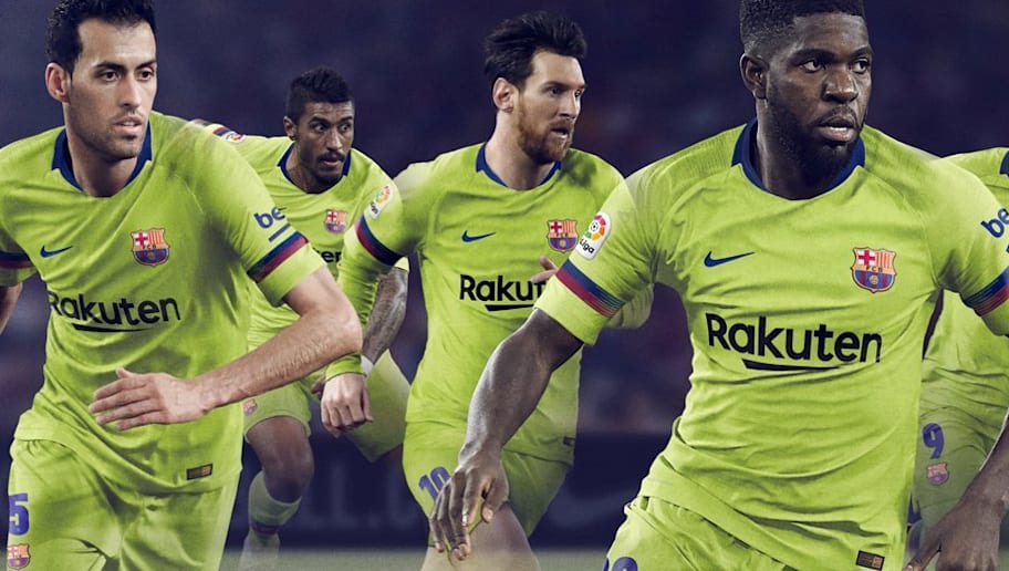 barcelona new yellow kit