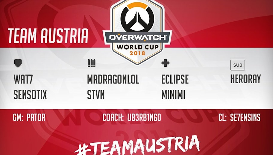 Overwatch World Cup 2022 Roster