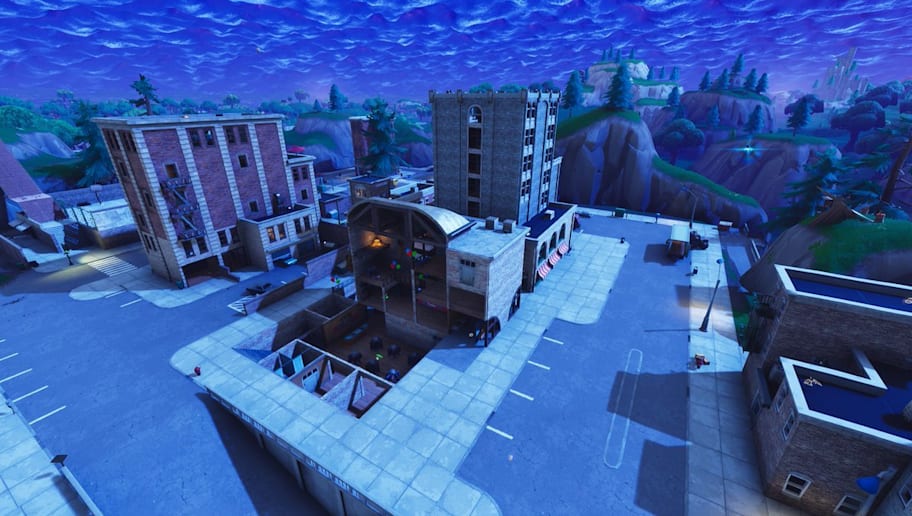 Fortnite Purple Cube Destroys Tilted Tower Building Again Dbltap