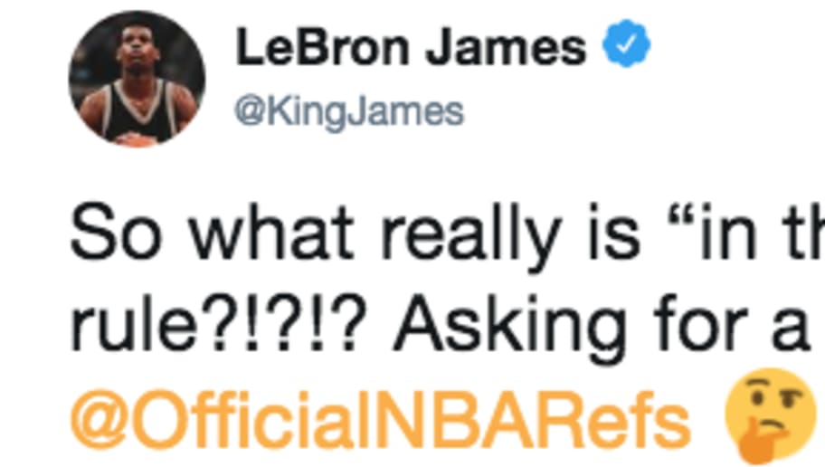 lebron tweets