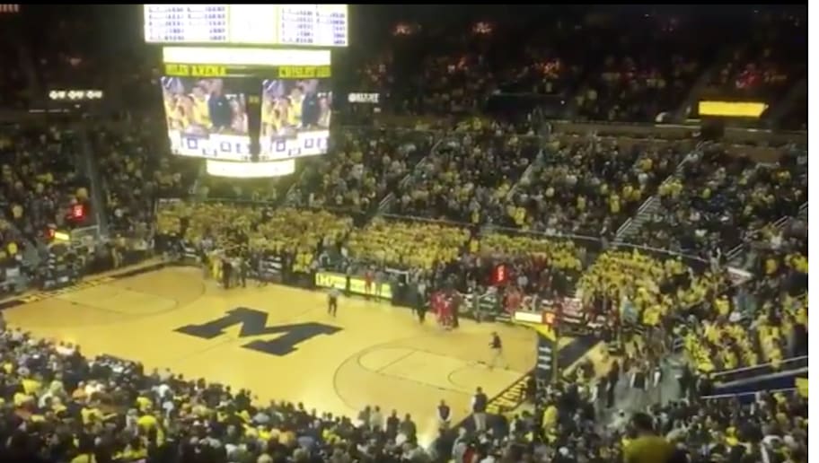 Video Michigan Fans Had Nsfw Chant For Ohio State During