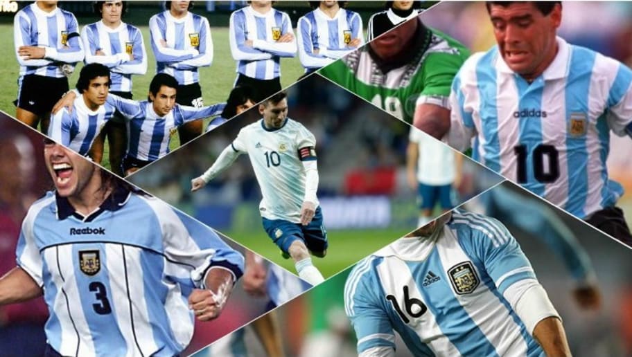 La Evolucion De La Camiseta Argentina Desde El Mundial 1978 Hasta