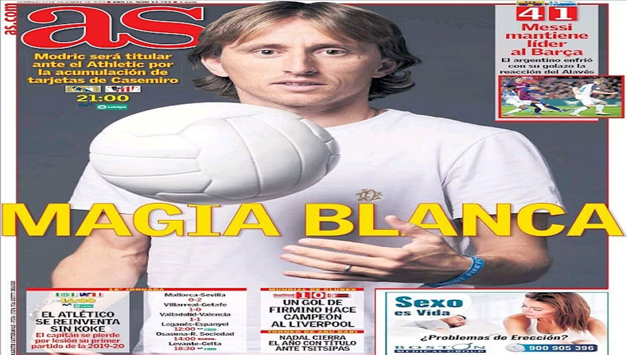 Image by M. Navas La victoria del Barça en LaLiga y el partido del Real Madrid ante el Athletic, hoy en las portadas 2
