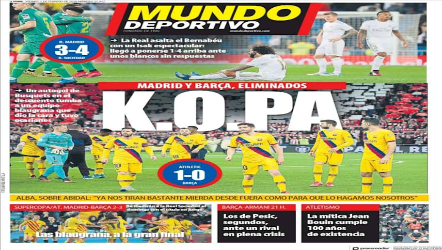 Las gestas de los vascos en la Copa del Rey ocupan las ...