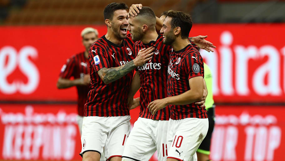 Ante Rebic, Hakan Calhanoglu, Alessio Romagnoli