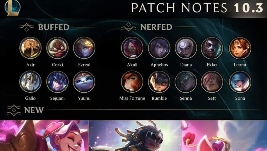 Flipboard League Of Legends Champion Tier List Patch 10 3