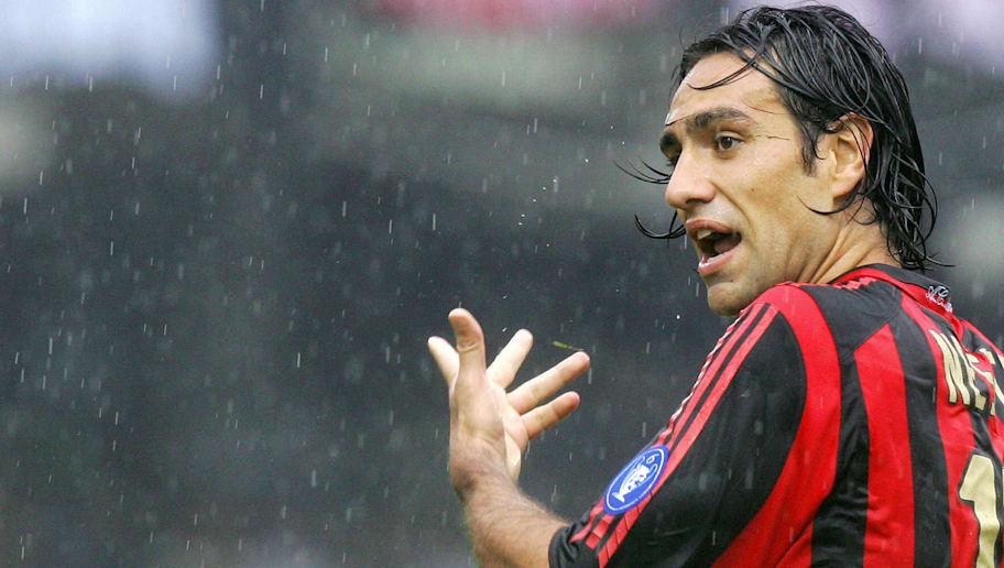 AC Milan's defender Alessandro Nesta rea