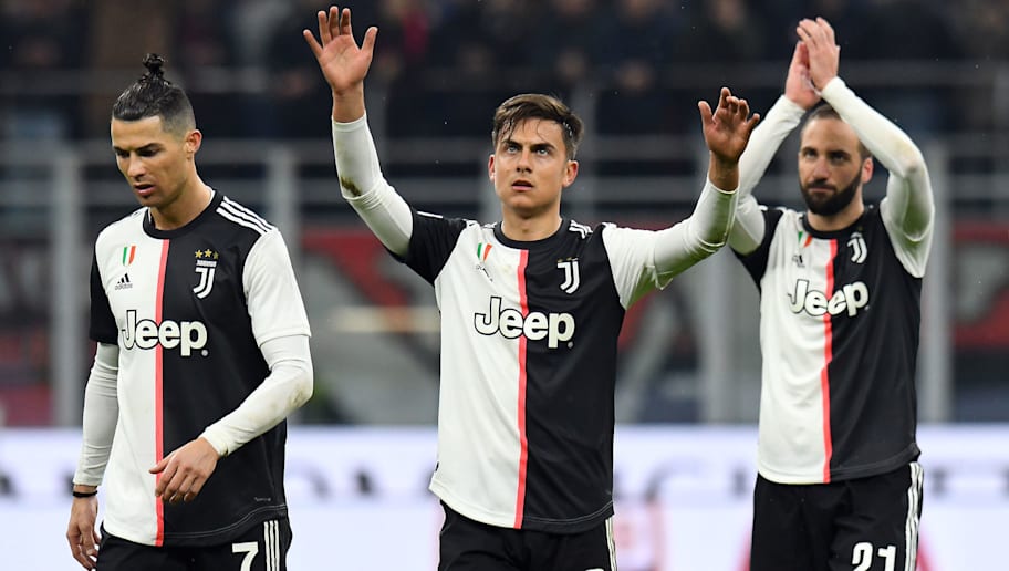 Alessandro Sabattini/GettyImages Cristiano Ronaldo,Paulo Dybala,Gonzalo Higuain