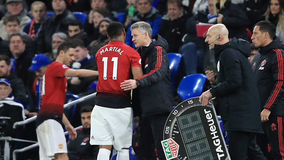 Hasil gambar untuk solskjaer and martial