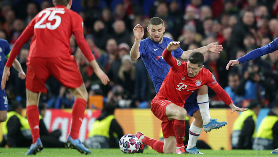Robin Jones/GettyImages Mateo Kovacic,Andreas Christensen,Robert Lewandowski